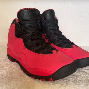 Jordan 10 - Fusia Red - Size : 6.5 - No Box